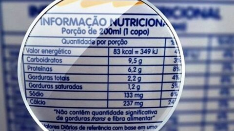 destaque rotulo alimento composiçao