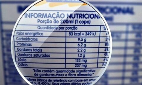 destaque rotulo alimento composiçao