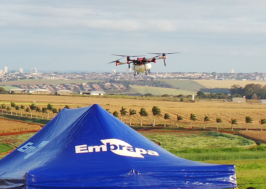 Embrapa estudo sobre drones