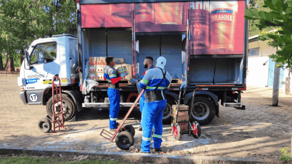 ambev doação alimentos