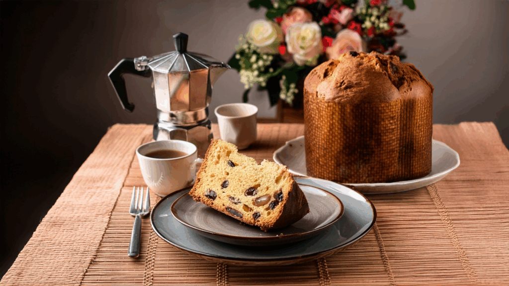 panetone café da manhã Abimapi