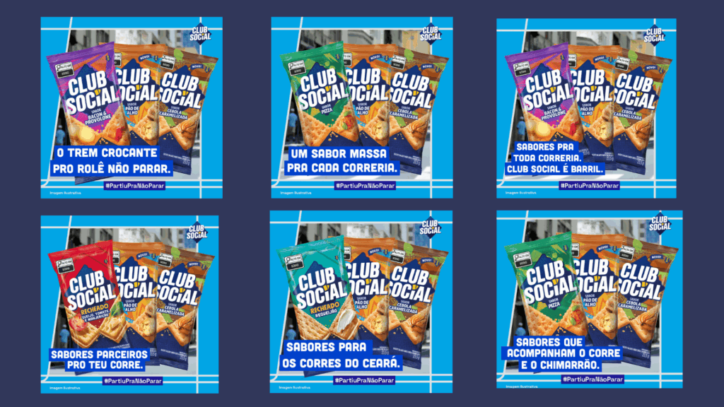 Club Social No Corre campanha regional Mondelez