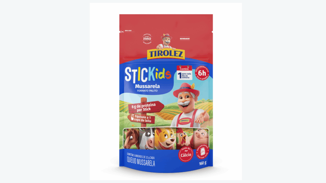 tirolez stick mussarela