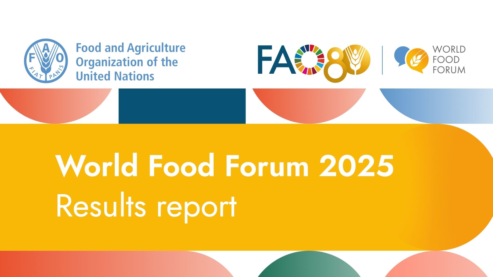 World Food Forum FAO report 2025