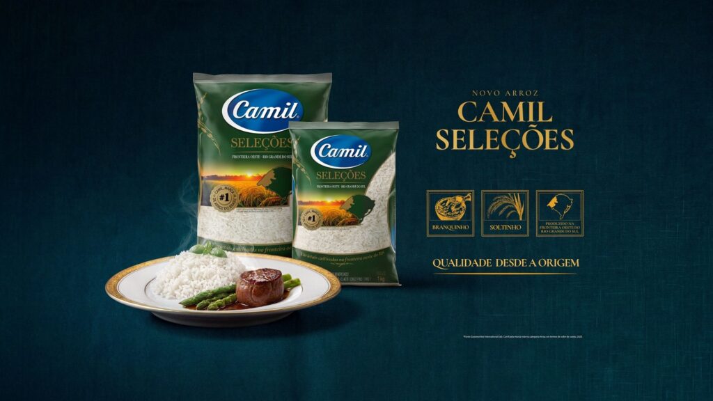 arroz camil seleções