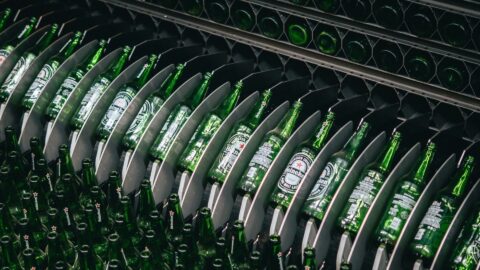 Heineken puro malte linha producão